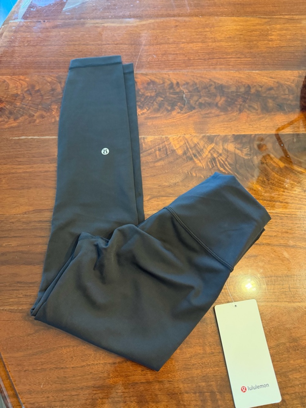 lululemon Wunder Train HR Black Performance Leggings 25”